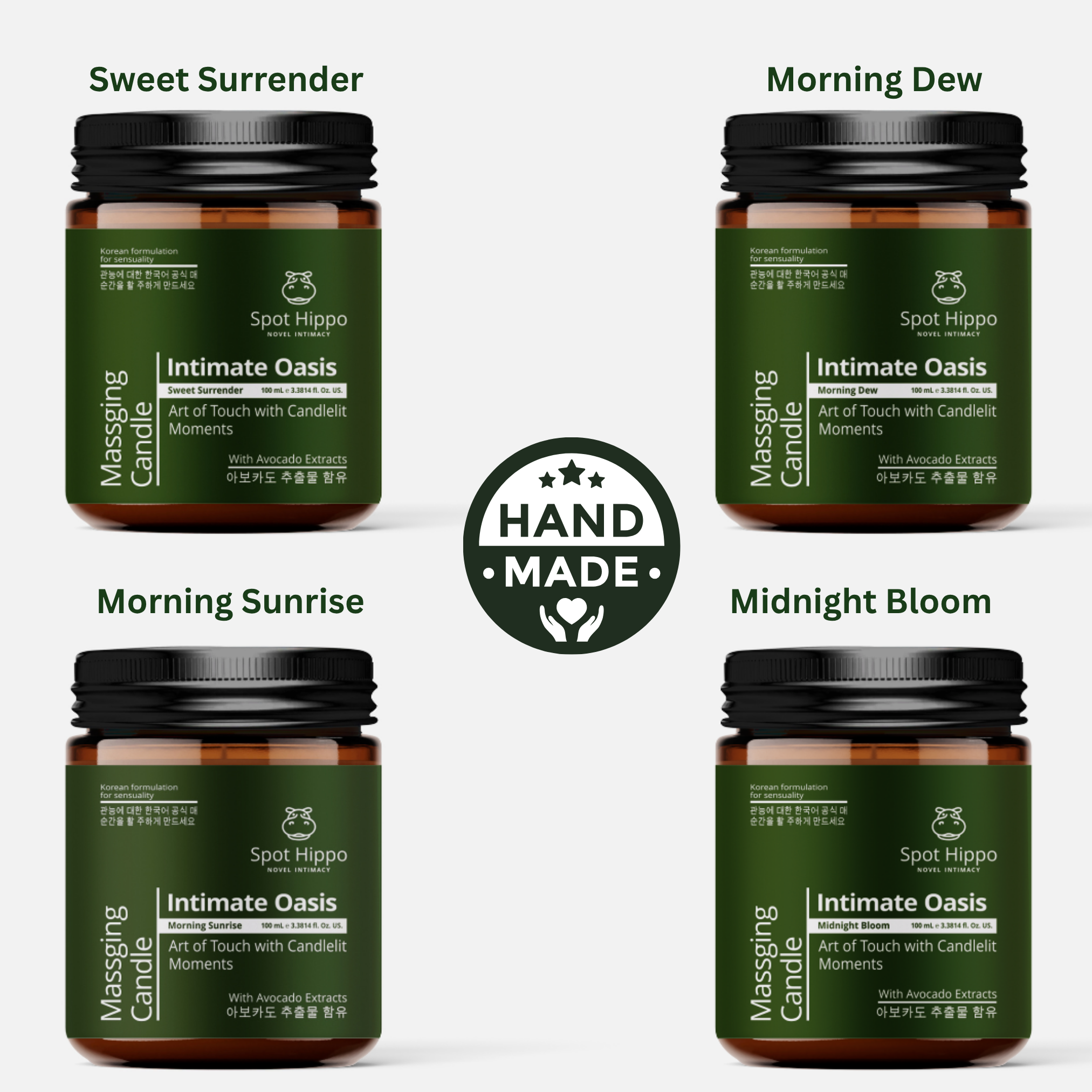 Body Hyderating Therapy Candle set of 4 spothippo