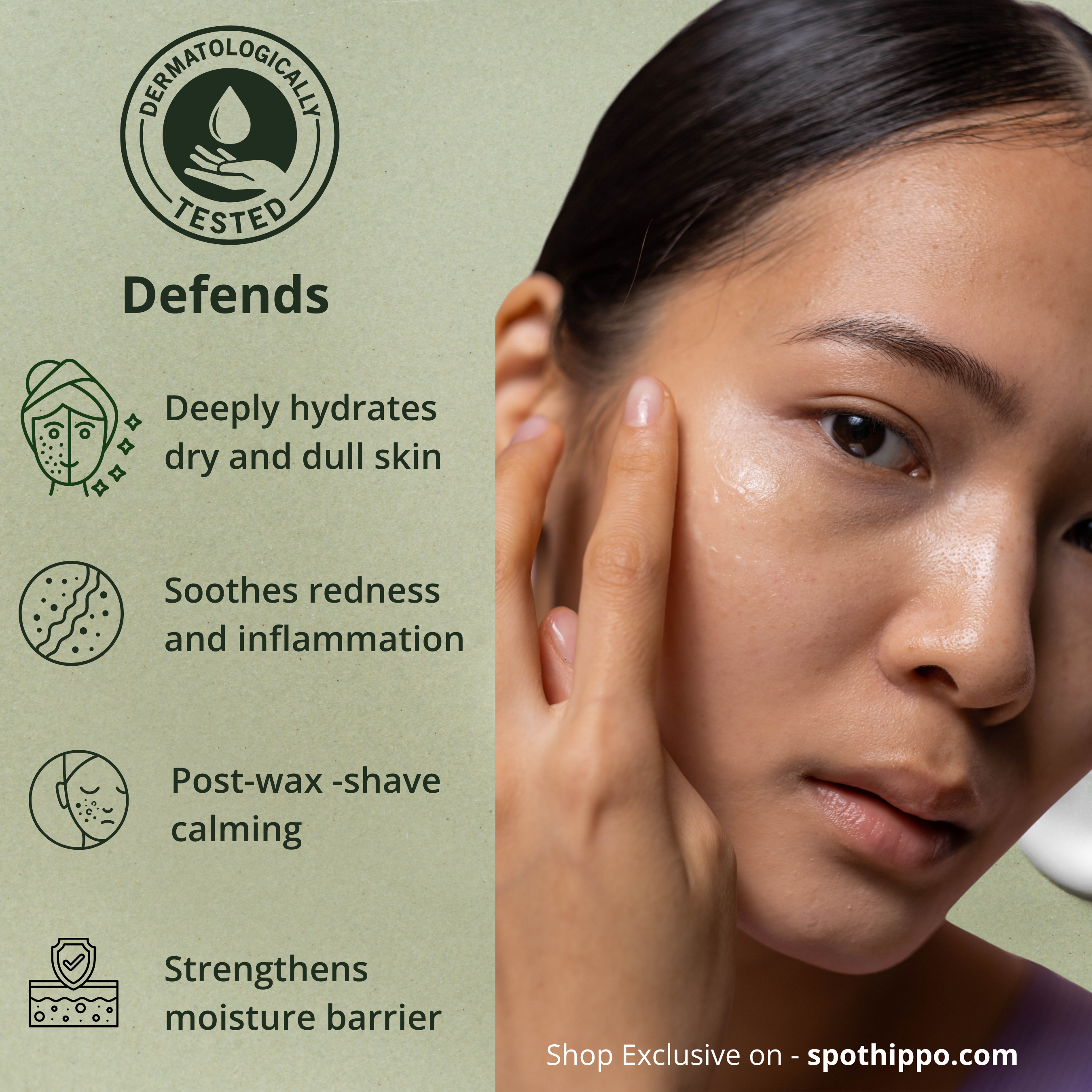 Moisturizing Hydration gel for face and body spothippo