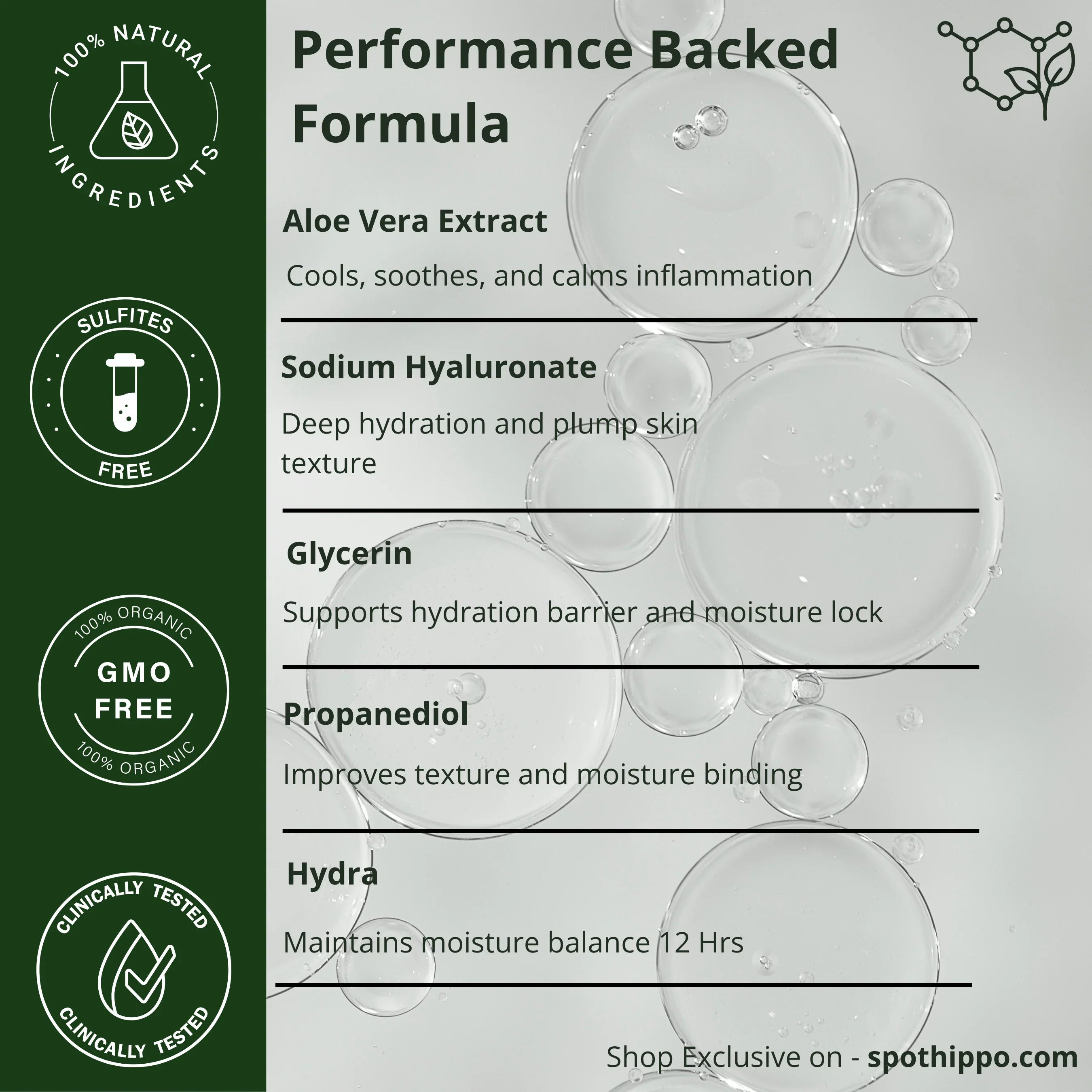 Elysian Hydration Gel Hydra-boost spothippo