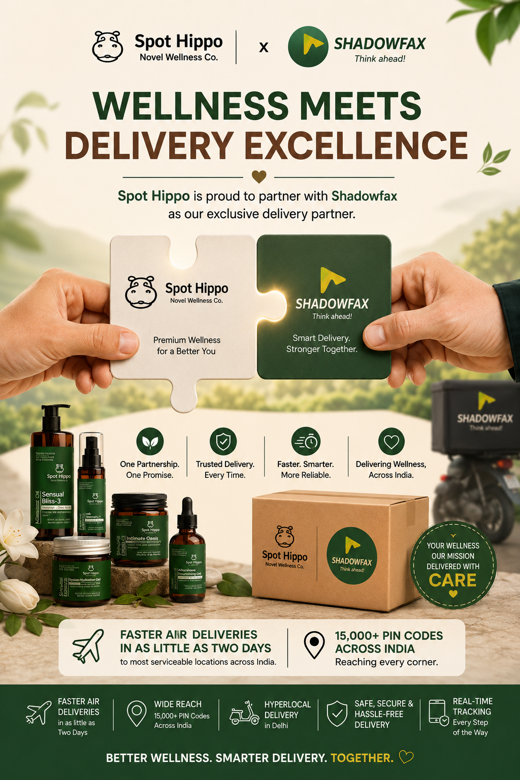 Spot Hippo Partners with Shadowfax for Faster Delivery