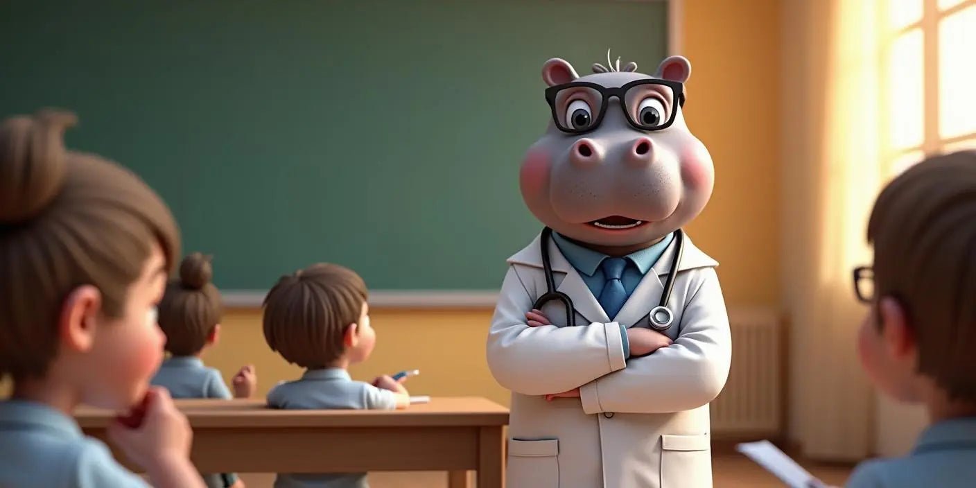 Day with Beloved Professor Hippo - Explore - spothippo