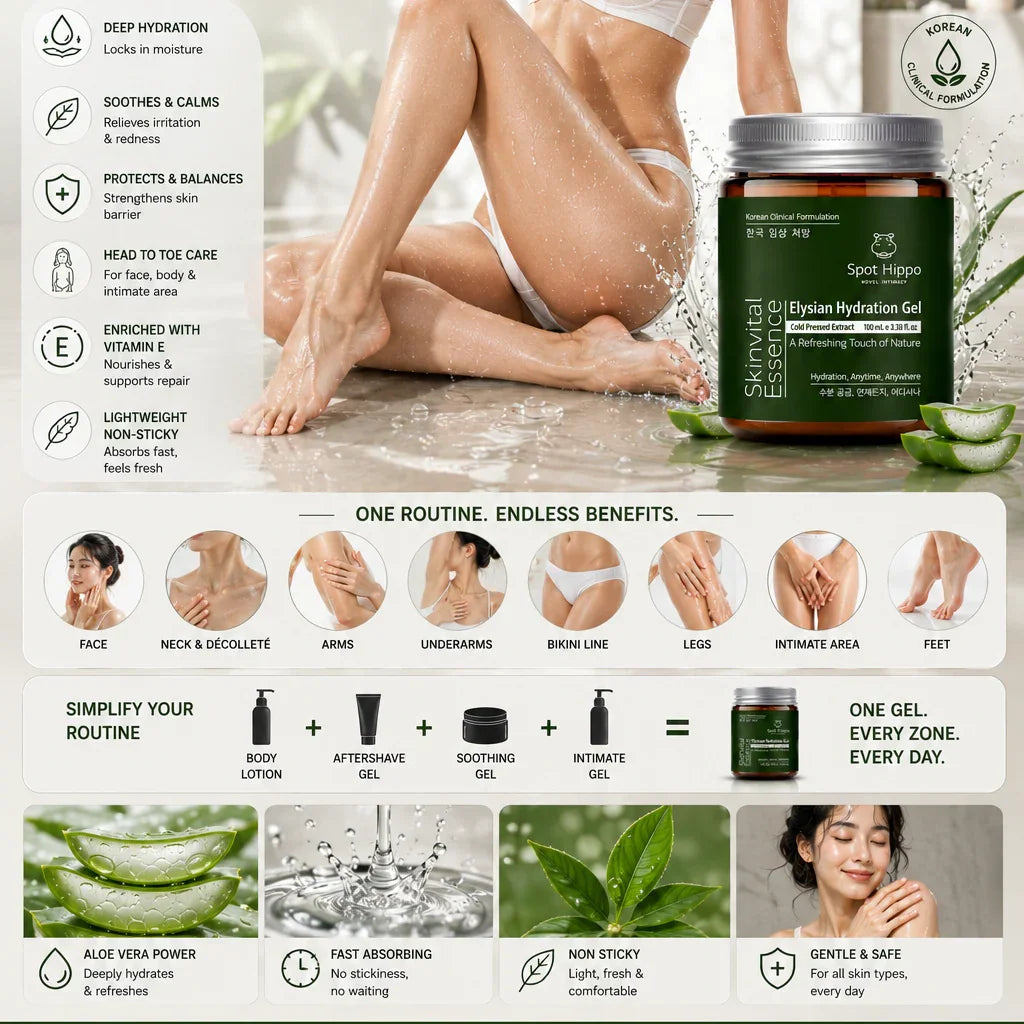 Moisturizing Hydration gel for face and body - spothippo