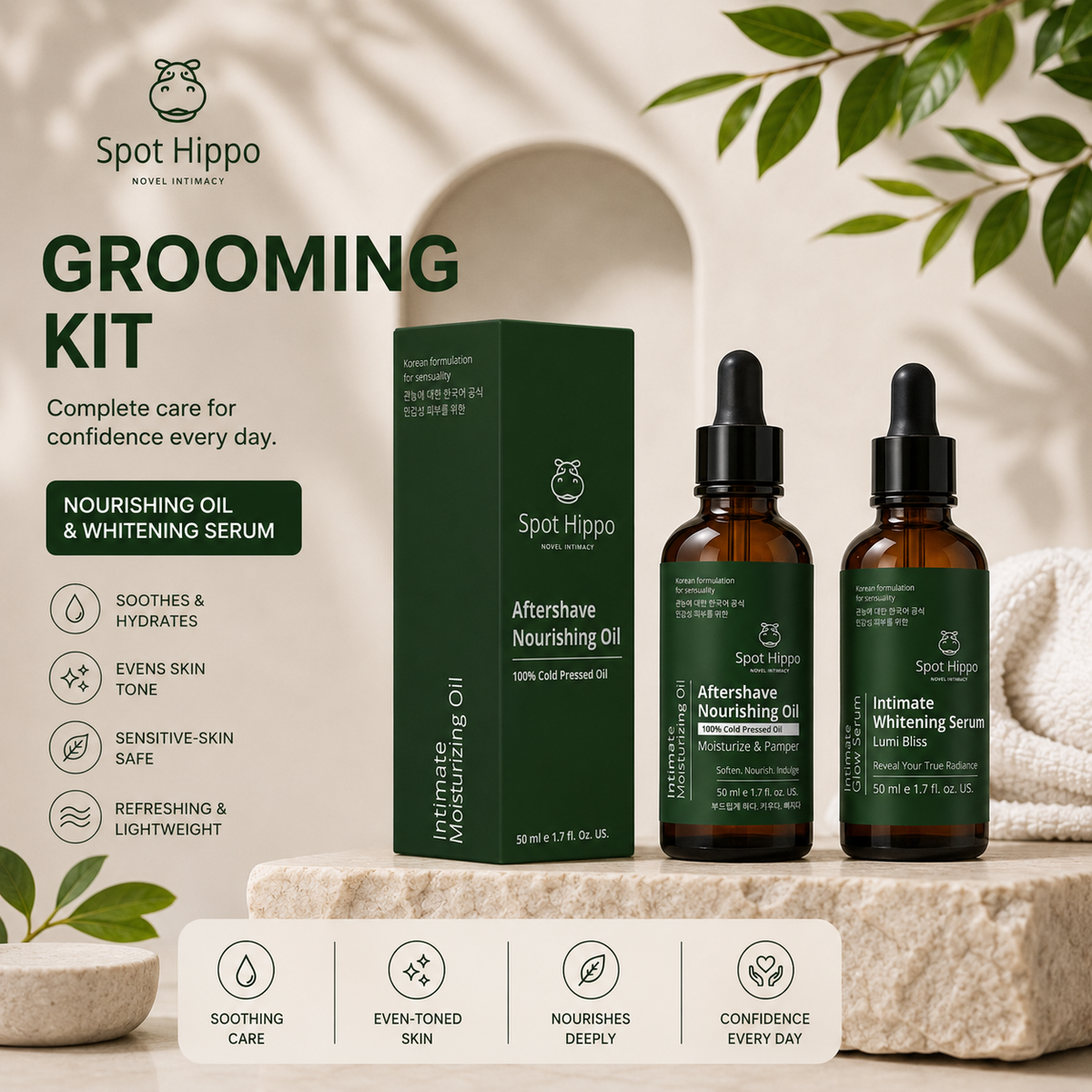 Hippo Personal Grooming Kit - spothippo