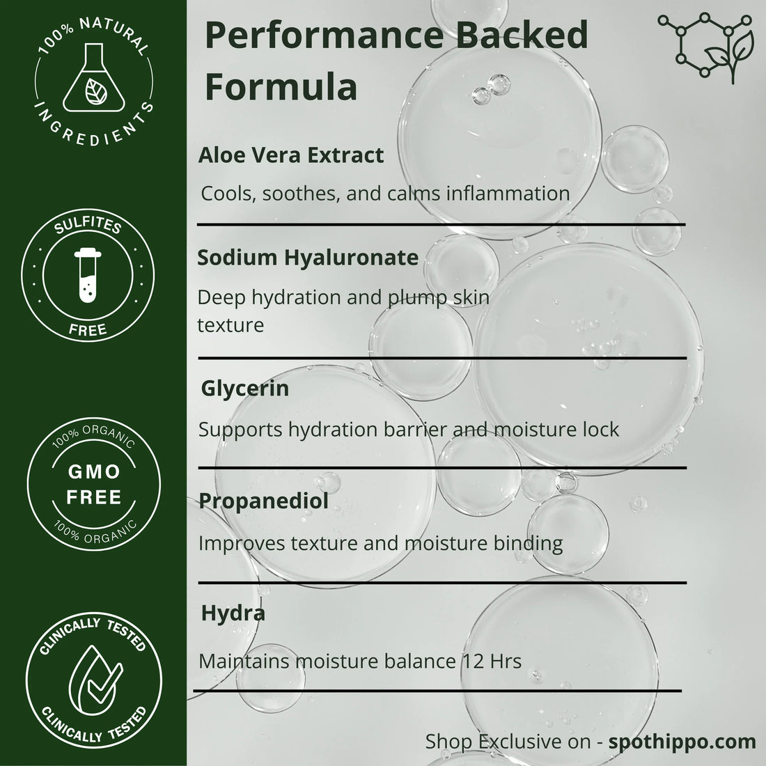 Elysian Hydration Gel Hydra-boost spothippo