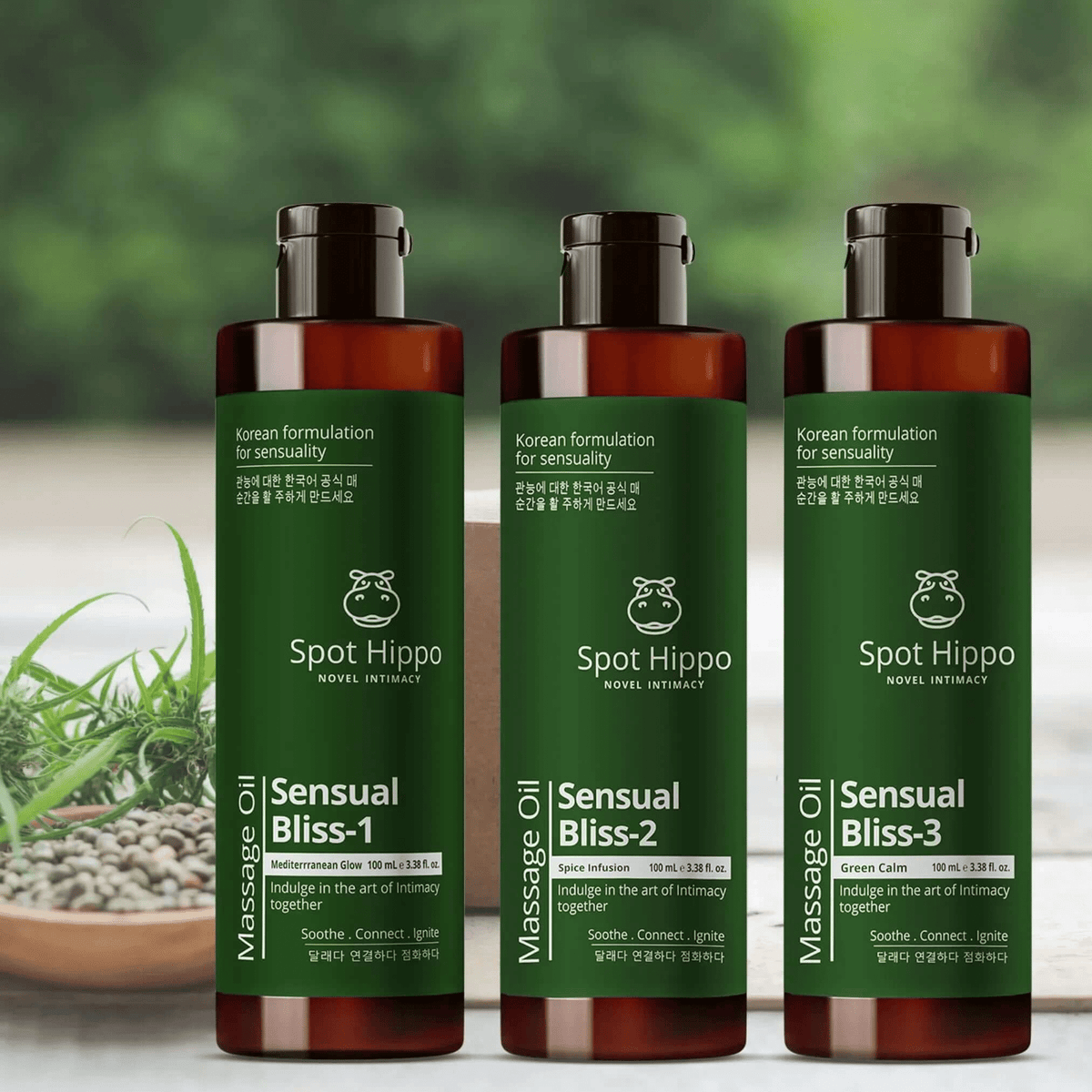 Harmony Relaxing Massaging Oils- Set of 3 - spothippo