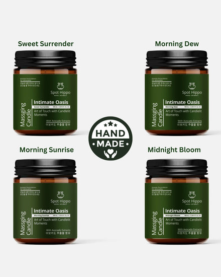 Massage Oil Candle Set of 4 - spothippo
