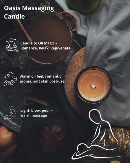 Massage Oil Candle Set of 4 - spothippo