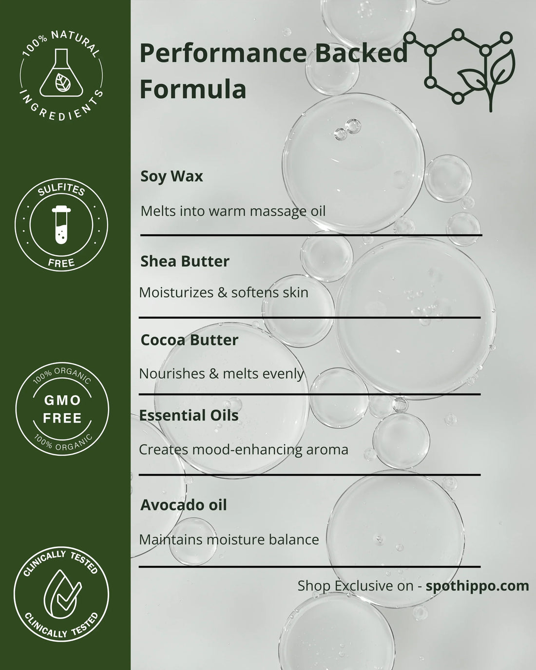Massage Oil Candle Set of 4 - spothippo