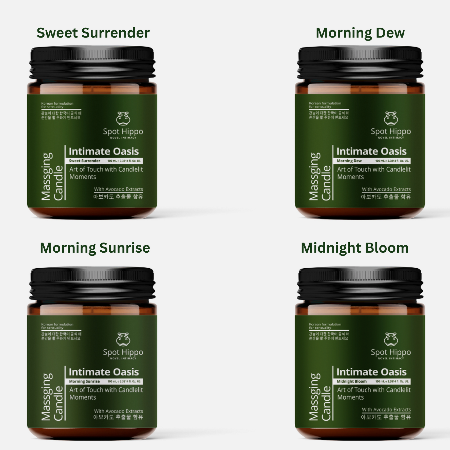 Body Hyderating Therapy Candle set of 4