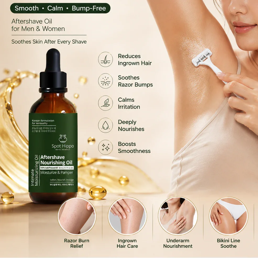 Essential Aftershave Oil for Men and Women - spothippo