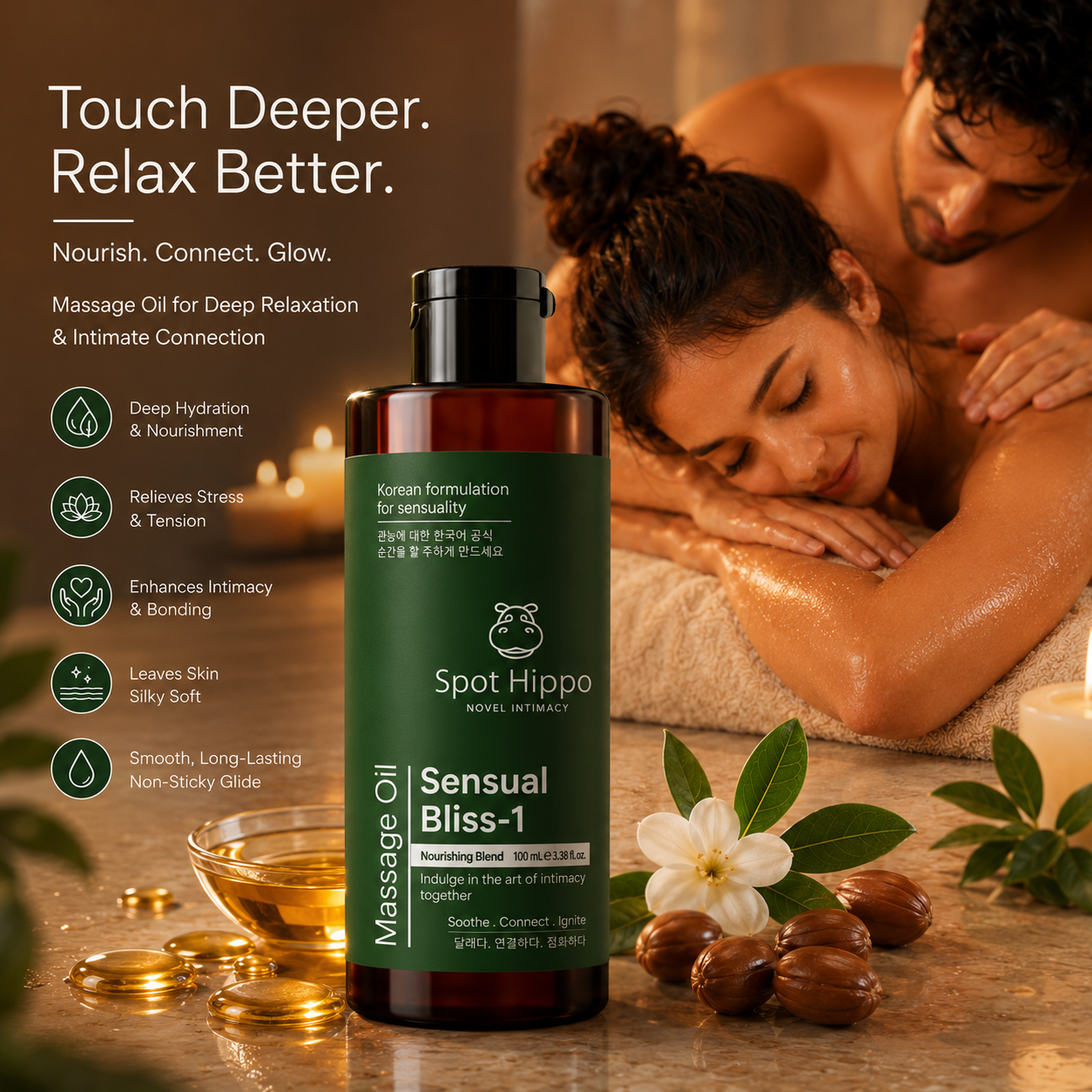 Couple Polishing & Massage Oil - Women & Men