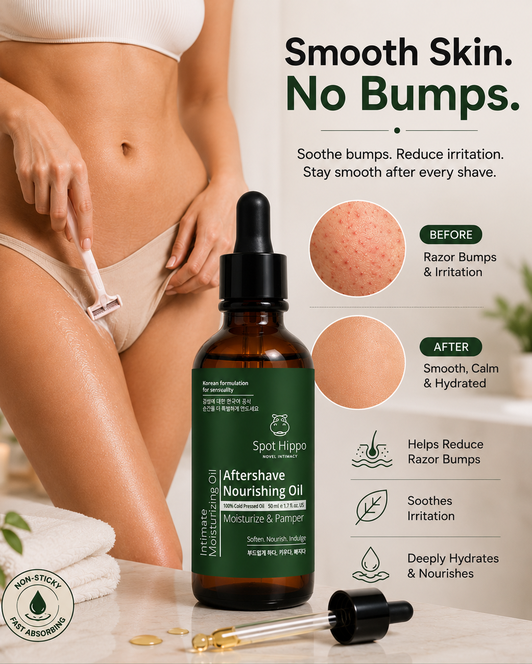 Aftershave & Ingrown Hair Oil