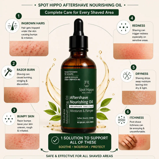 Aftershave & Ingrown Hair Oil - spothippo